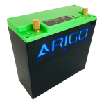 ARIGO Power LIFEPO4 DC Green Side Front View