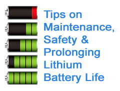 Tips on Maintenance, Safety & Prolonging of Lithium Battery Life